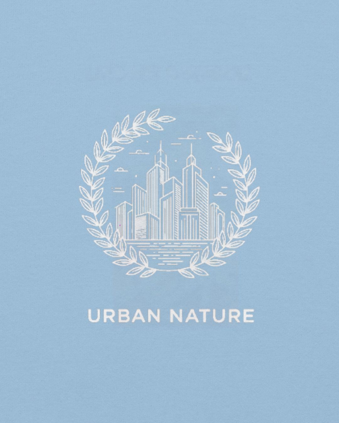 🌫️ **Urban Nature Hoodie - Urban Purity in Natural White Edition**